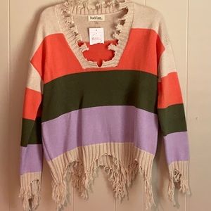 Multicolored sweater new with tags 1X